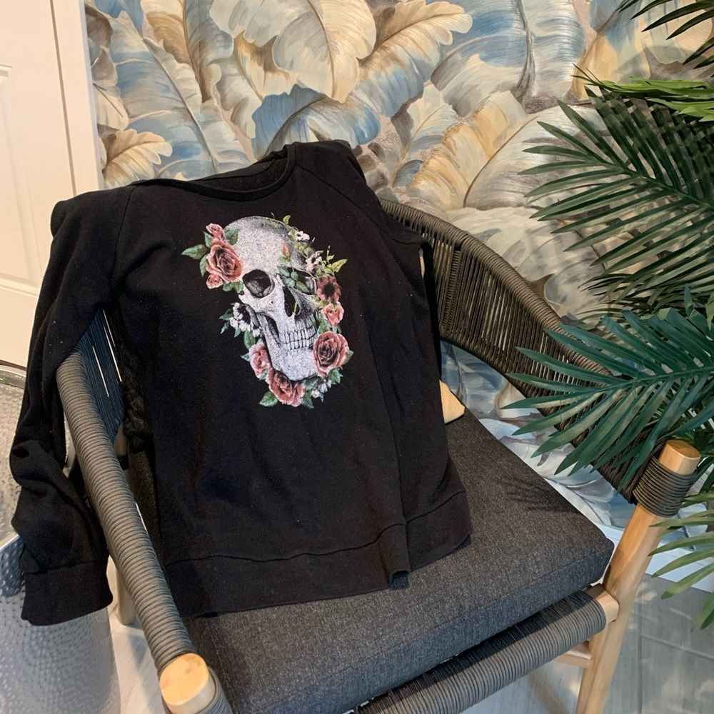 Torrid Sugar Skull Long Sleeve Top